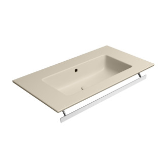 PURA keramické umyvadlo Slim 82x46cm, bez otvoru, creta mat