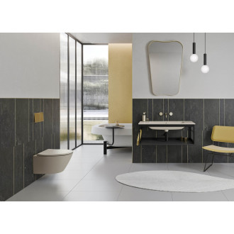 PURA keramické umyvadlo Slim 82x46cm, creta mat