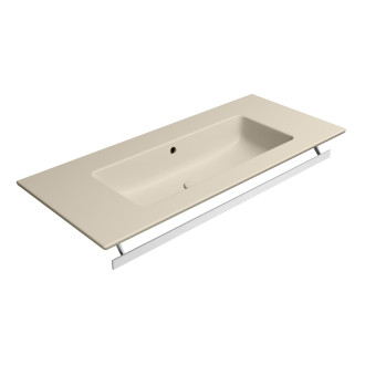 PURA keramické umyvadlo Slim 102x46cm, bez otvoru, creta mat
