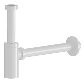 Umyvadlový sifon 5/4", DN32, bílá 59344
