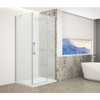 TRINITY CHROME obdélníkový sprchový kout 1100x900mm, matné sklo, pravé GT5690-11MR-CH