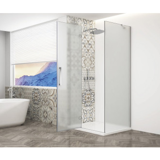TRINITY CHROME obdélníkový sprchový kout 1200x900mm, matné sklo, levé GT5690-12ML-CH