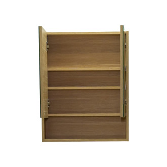Zrcadlová skříňka Naturel Lucca 60x75 cm lamino dub LUCCA60CABD