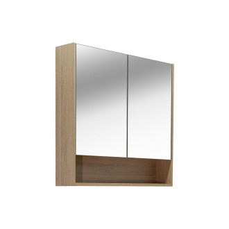 Zrcadlová skříňka Naturel Lucca 80x75 cm lamino dub LUCCA80CABD