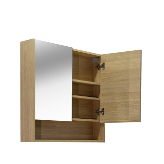Zrcadlová skříňka Naturel Lucca 80x75 cm lamino dub LUCCA80CABD