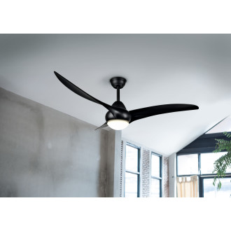 LED ventilátor Reality Alesund černá R67142132