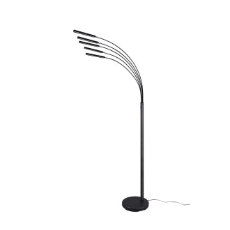 LED stojací lampa Reality Reed černá R41031532