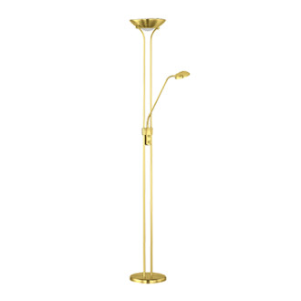 LED stojací lampa Reality Spock mosaz R42292108