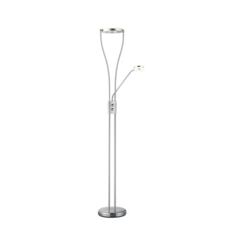 LED stojací lampa Reality Rennes nikl R42412107