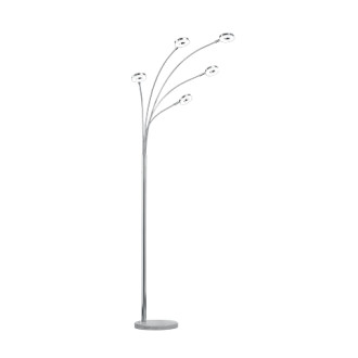 LED stojací lampa Reality Rennes chrom R42415106