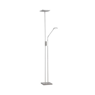 LED stojací lampa Reality Luke nikl R42562107