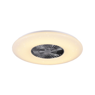 LED ventilátor Reality Visby chrom R62402906