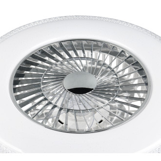 LED ventilátor Reality Harstad chrom R62412106