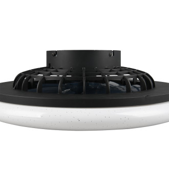 LED ventilátor Reality Stralsund černá R62522132