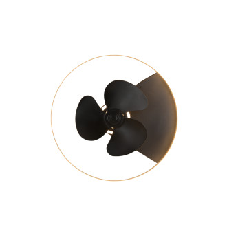 LED ventilátor Reality Borgholm černá R67083132