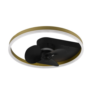 LED ventilátor Reality Borgholm černá R67083132