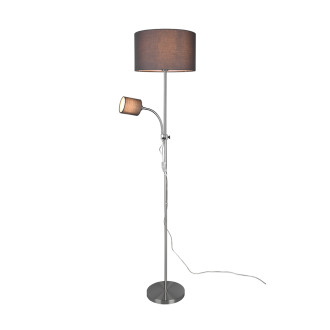 Stojací lampa Reality Owen nikl R40192007