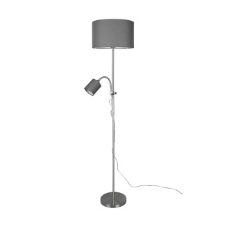 Stojací lampa Reality Owen nikl R40192007