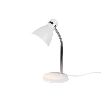 Stolní lampa Reality Harvey bílá R50731031