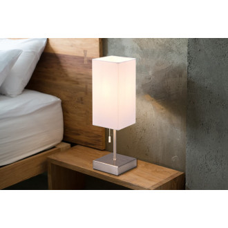 Stolní lampa Reality Ole nikl R51061007