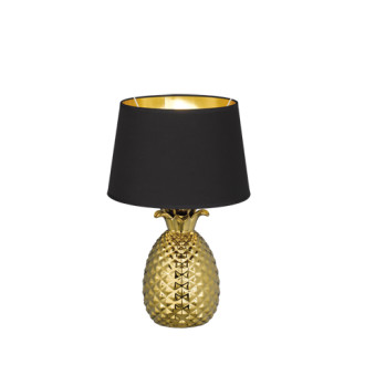 Stolní lampa Reality Pineapple zlatá R50431079