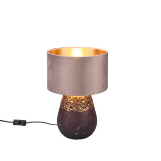 Stolní lampa Reality Kiran hnědá R51231094