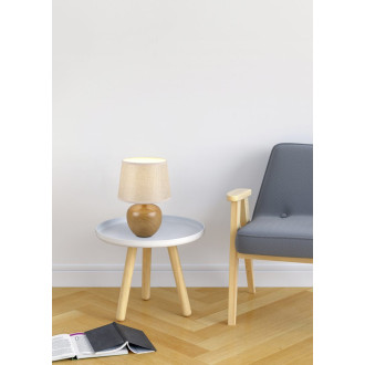 Stolní lampa Reality Luxor dřevodekor R50621035