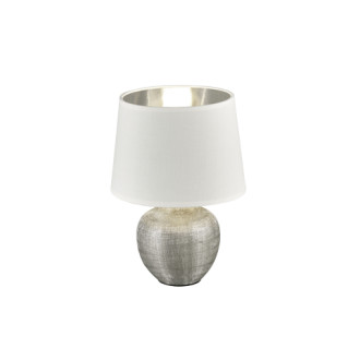Stolní lampa Reality Luxor stříbrná R50621089