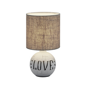 Stolní lampa Reality Esna šedá R50661025