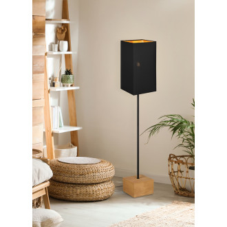 Stojací lampa Reality Woody přírodní R40171080