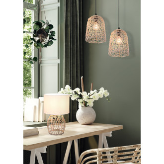 Stolní lampa Reality Rike přírodní R51131036