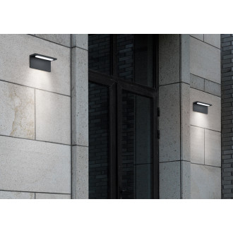 LED Nástěnná lampa Trio Trave antracit 228760142