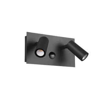LED Nástěnná lampa Trio Tunga antracit 222969242