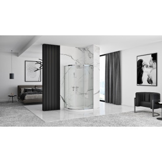 Rea Sprchová kabina REA Look Chrome 80x80 + Sprchová vanička Look White REA-K7904