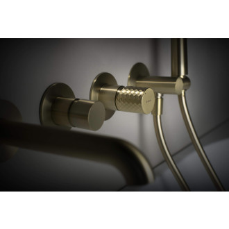 Deante SILIA HEXA čtyřotvorová podomítková vanová baterie, kartáčované zlato BHS_R18P