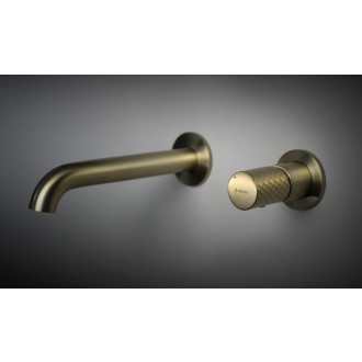 Deante SILIA HEXA podomítková umyvadlová baterie, kartáčované zlato BHS_R54L