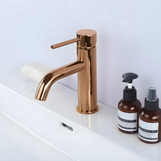 Rea Baterie umyvadlová  Lungo Rose Gold REA-B4500