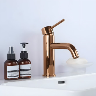 Rea Baterie umyvadlová  Lungo Rose Gold REA-B4500