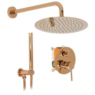 Rea Podomítkový sprchový set Lungo Rose Gold REA-P4111