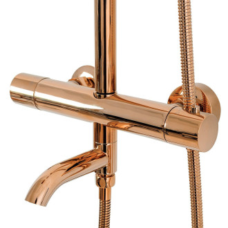 Rea Lungo sprchový set s termostatem, rose gold REA-P6606