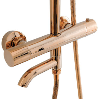 Rea Lungo sprchový set s termostatem, rose gold REA-P6606