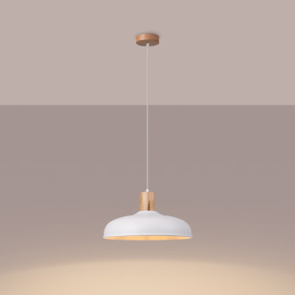 Závěsná lampa INDY bílá