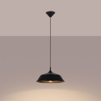 Závěsné svítidlo FRIKA černé