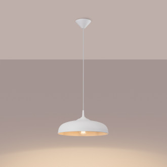 Závěsná lampa GINA bílá