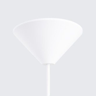 Závěsná lampa GINA bílá