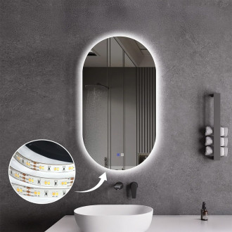 Zrcadlo LED 50x80cm S027