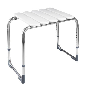 HANDICAP koupelnová stolička, výškově nastavitelná, chrom/bílá A172101 59644