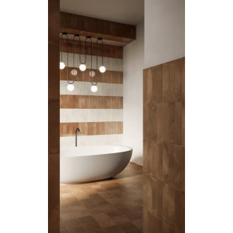 Dlažba Cir City brown 6,5x29 cm lesk 1088840