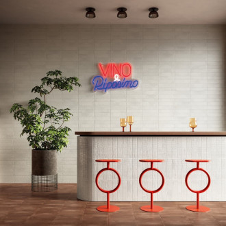 Dlažba Cir City white 6,5x29 cm lesk 1088844