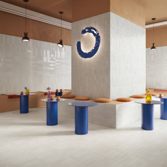 Dlažba Cir City white 6,5x29 cm lesk 1088844